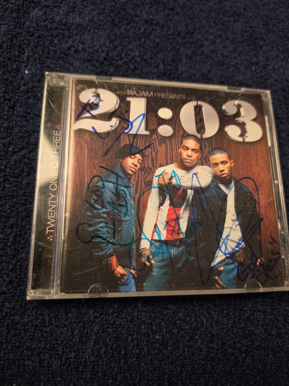 21:03 Twenty One O Three Signed CD PAJAM Presents Fully Autographed J Moss Rare